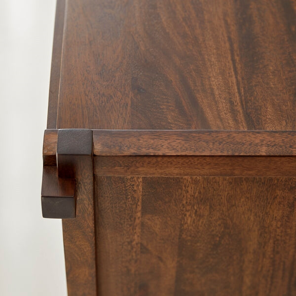 Zen Sanctuary Mango Wood Sideboard | 4-Door Storage with Minimalist Joinery