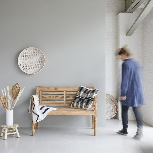 Marc - Solid Acacia Wood Arm Bench