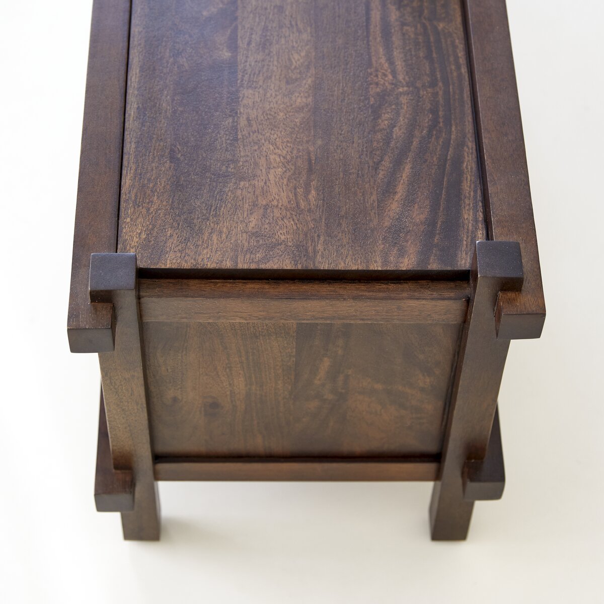 Space-Saving Wooden TV Stand