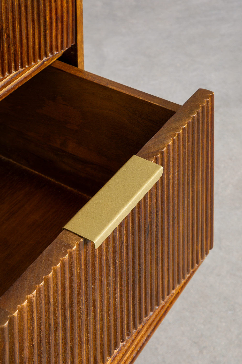 Bloom Solid Mango wood Chest of Drawer in Provincial Teak Finish