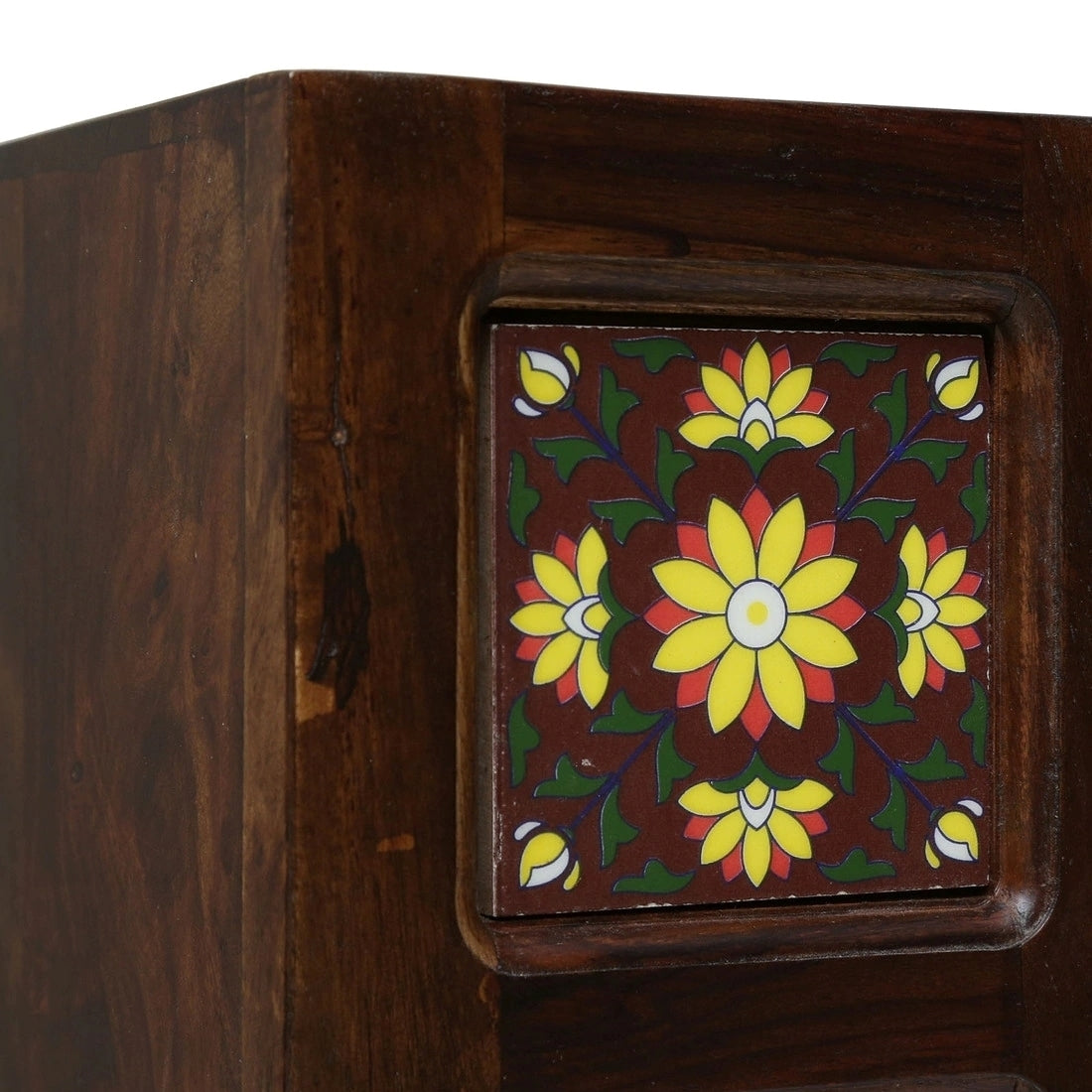 Siramika Solid Wood Book Shelf/Wall Shelf