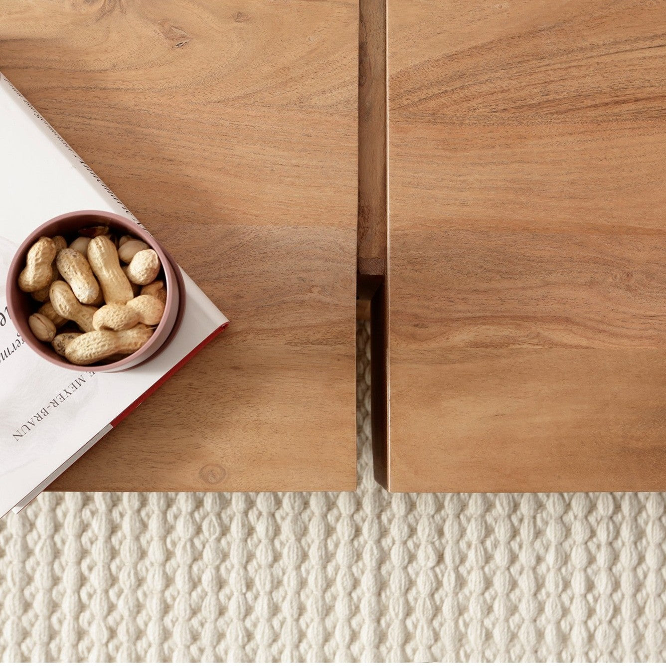 Quadra Solid Wood Lift-Top Coffee Table