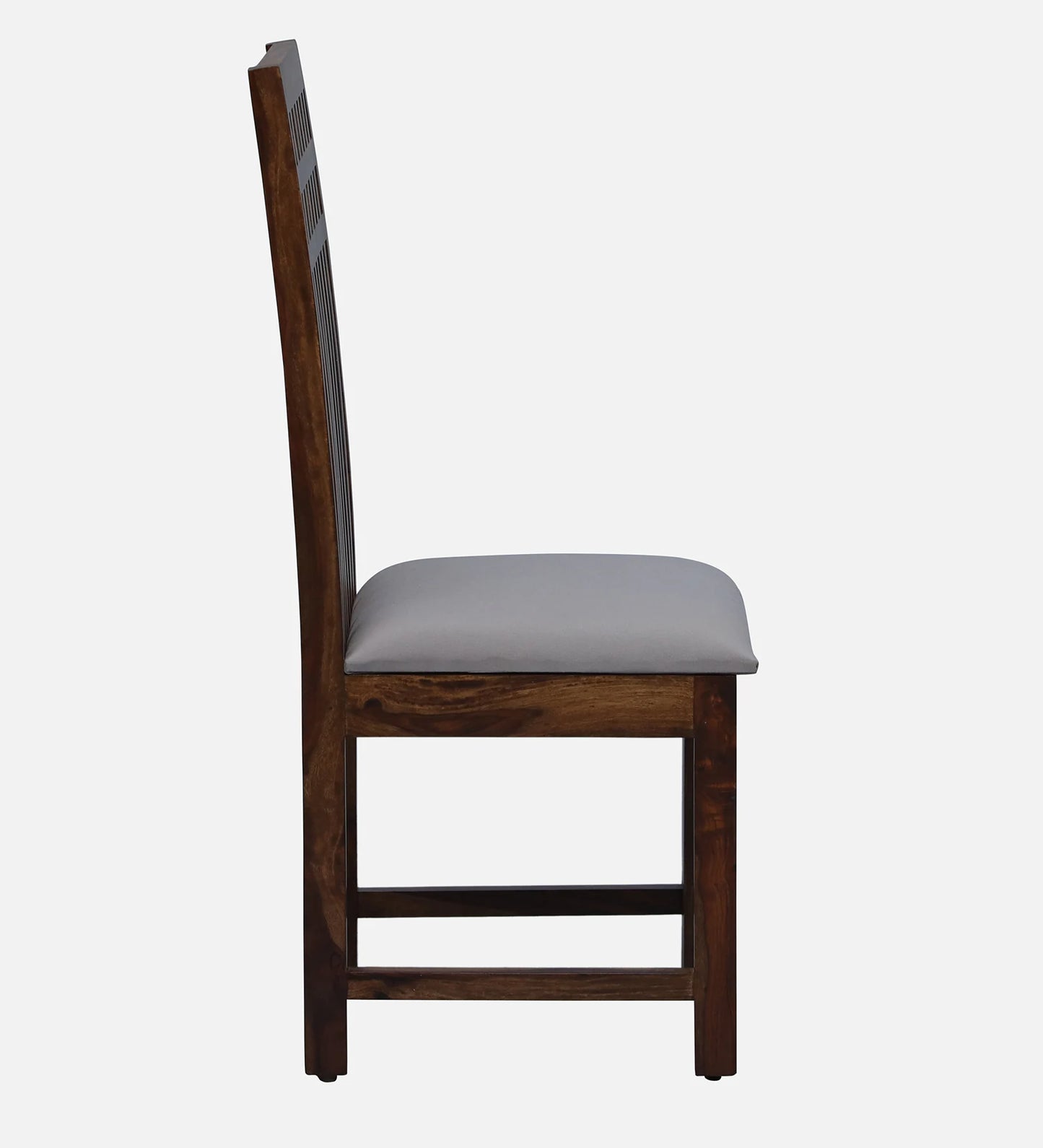 Drusilla Sheesham Solid Wood Slat Back Dining Chair In Provincial Teak Finish (Set Of 2)