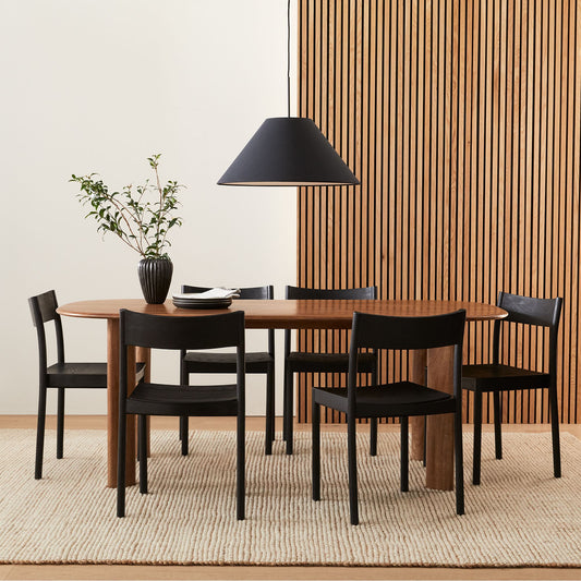Arbor Flow Solid Mango Wood Dining Table