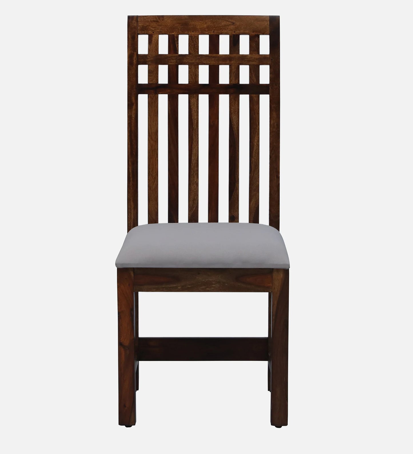 Drusilla Sheesham Solid Wood Slat Back Dining Chair In Provincial Teak Finish (Set Of 2)