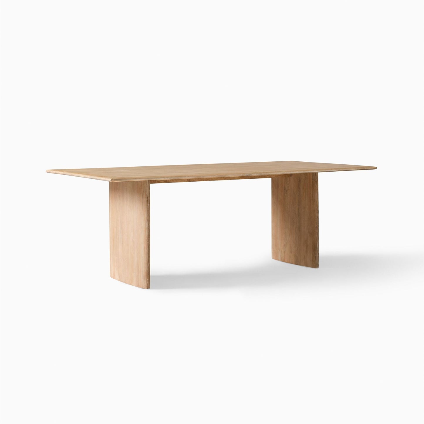 Reggie Solid Mango Wood Dining Table in White Wash