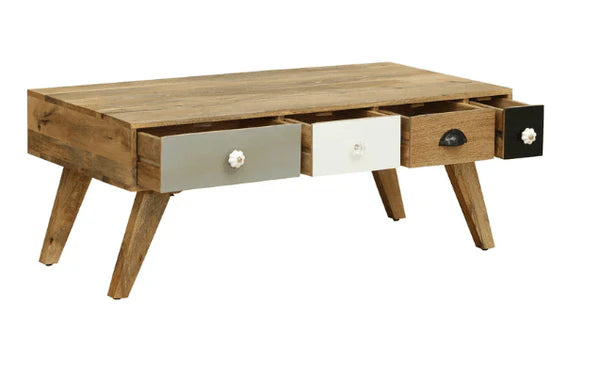 Viterbo Solid Wood Coffee Table