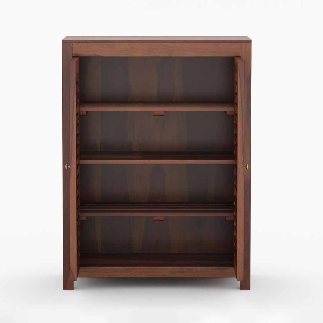 Alden Shoe Rack Of 15 Pairs In Provincial Teak Color