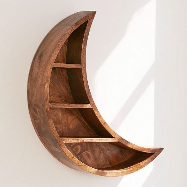 Crescent Moon Wall Shelf