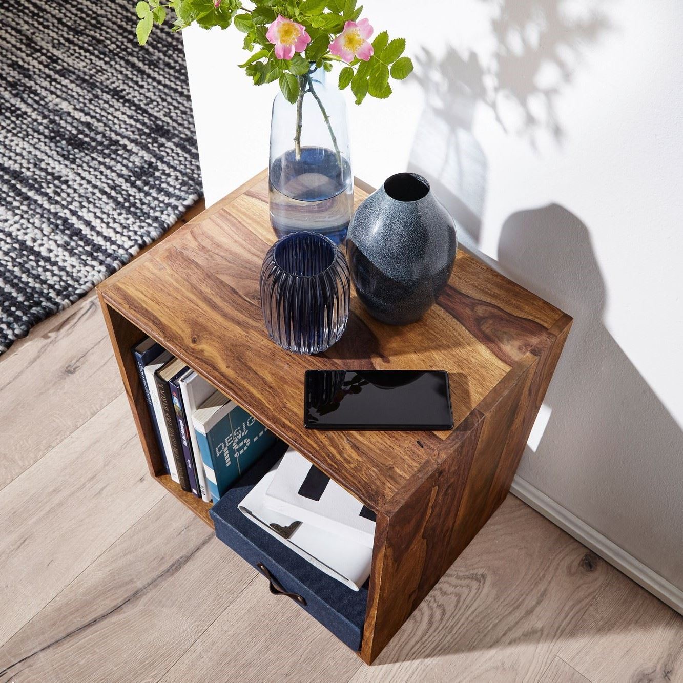 Eleganto Solid Wood Side Table