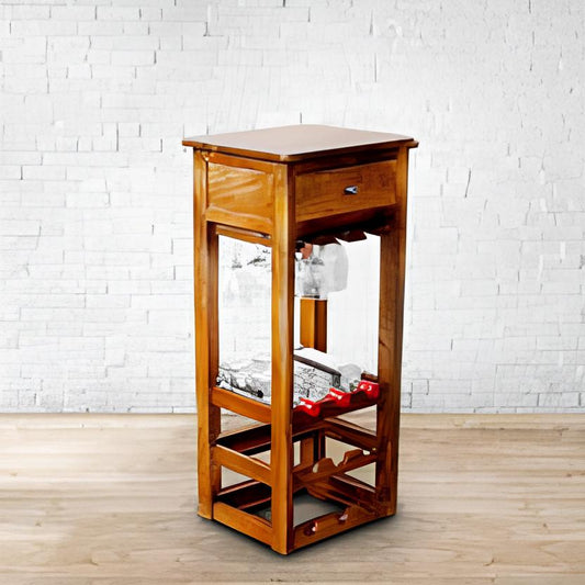 Tall Bar Storage Cabinet