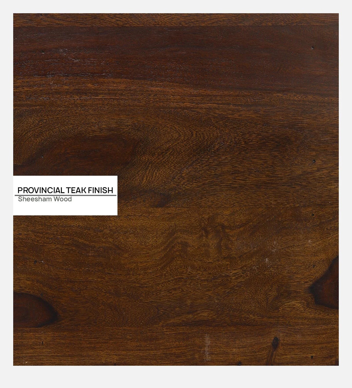 Dark Sheesham Wood 6 Seater Dining Set In Provincial Teak Finish