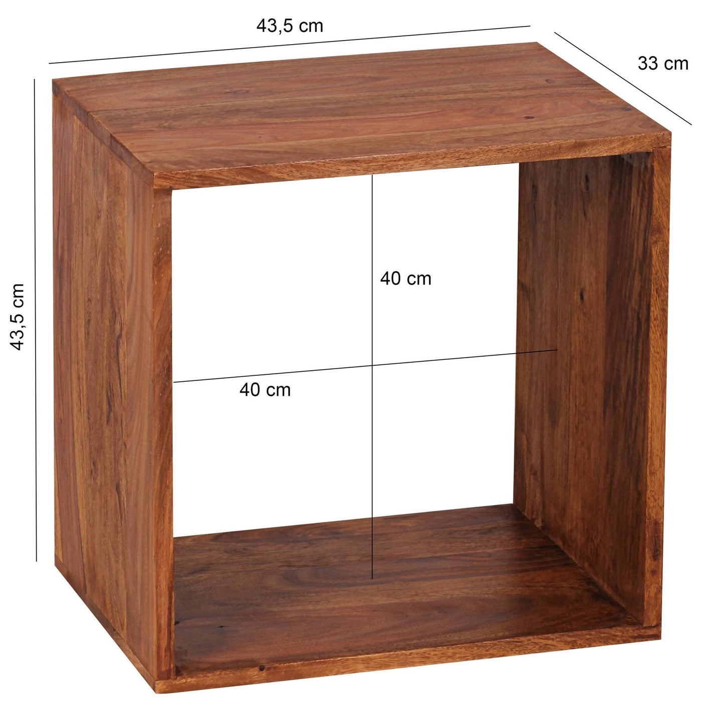 Eleganto Solid Wood Side Table