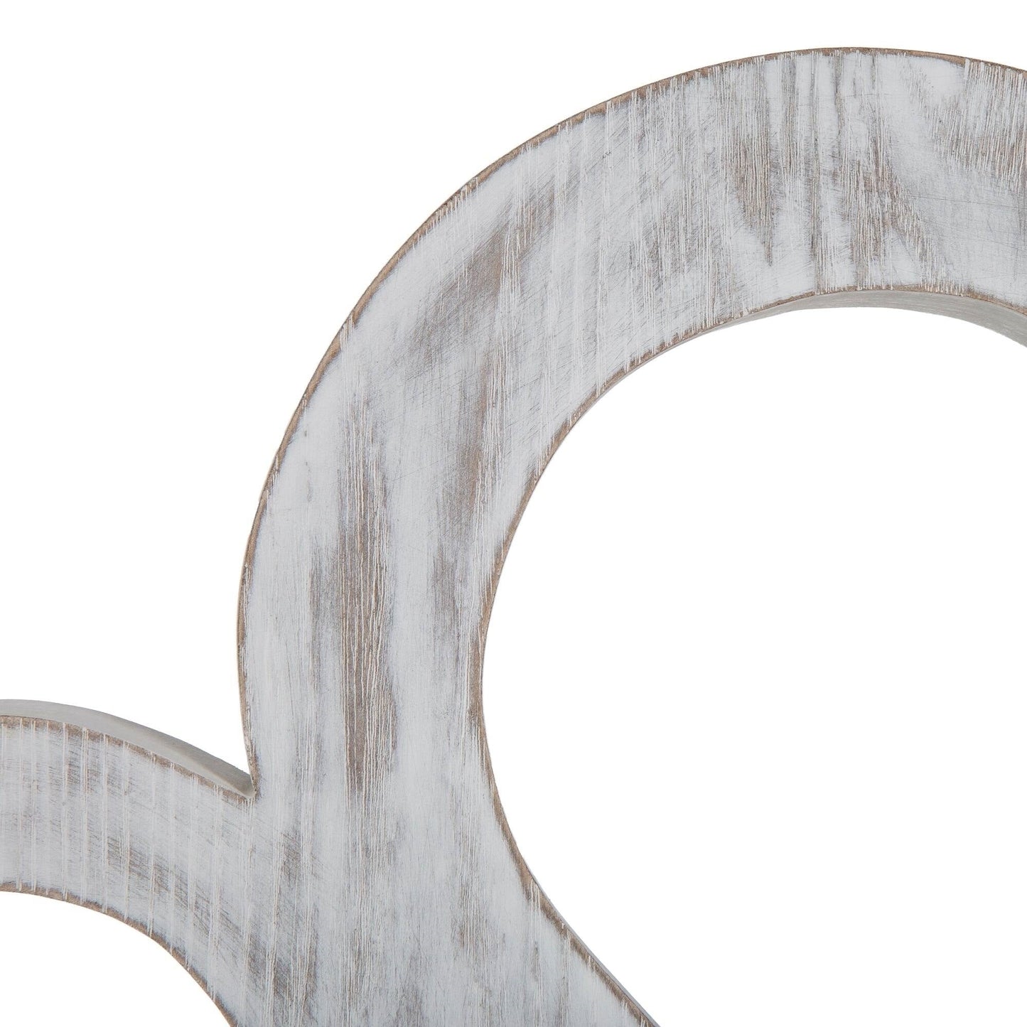 Large Whitewashed Triple Heart Wood| Love Accent for Wall or Shelf