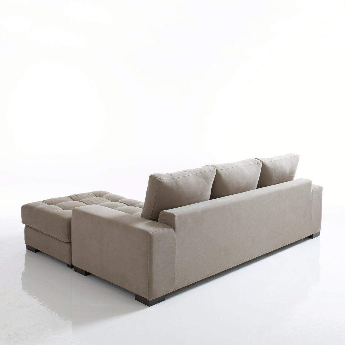 Dion Modern L-Shaped Sectional Fabric Sofa