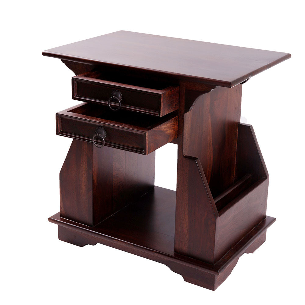 Kingslay Bedside Table Cum Magazine Stand
