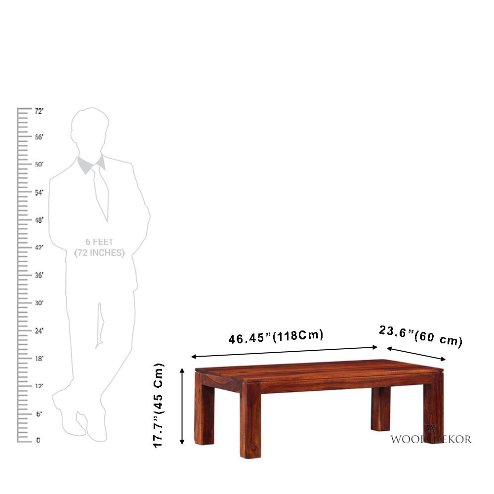 Ebene Heritage Solid Sheesham Coffee Table