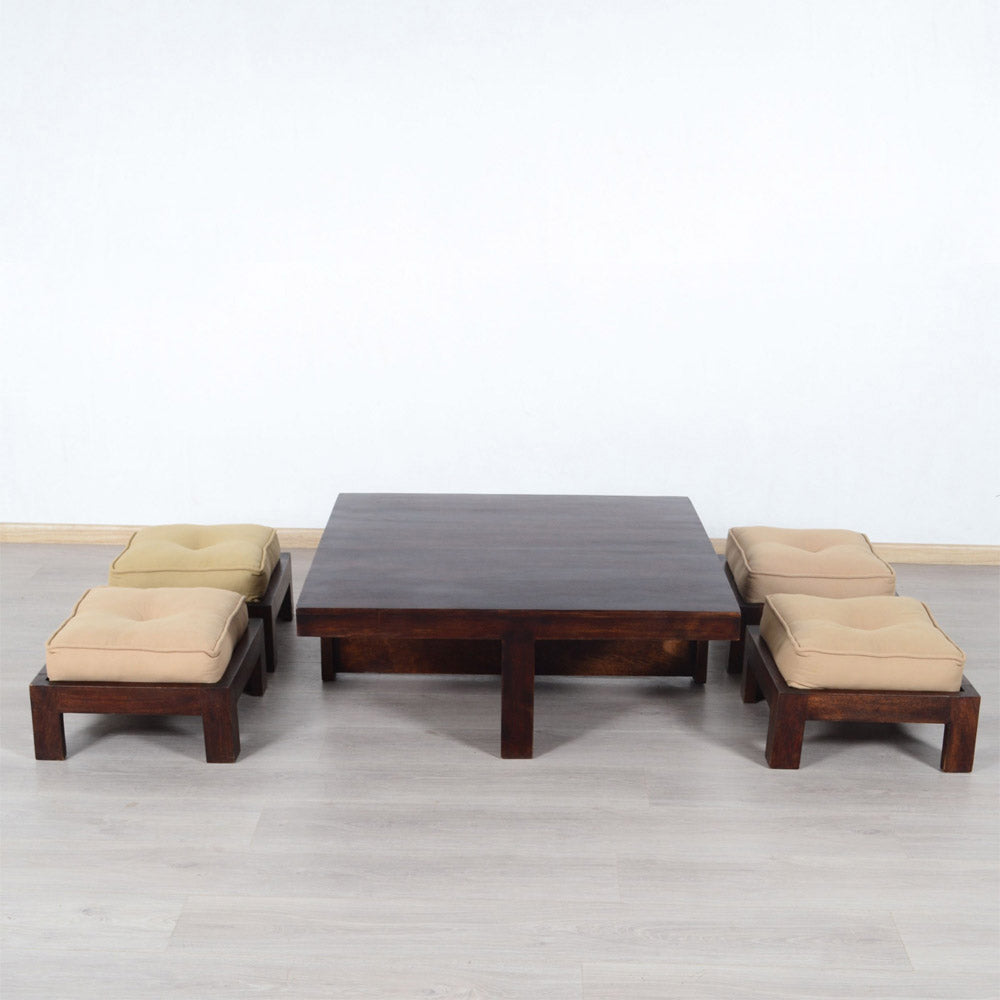 Kivaha 4 Seater Coffee Table Set