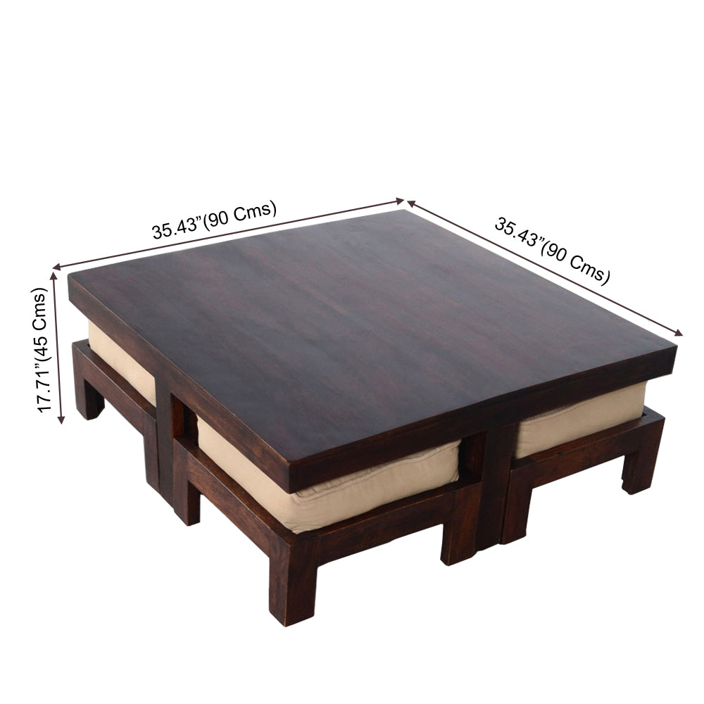 Kivaha 4 Seater Coffee Table Set