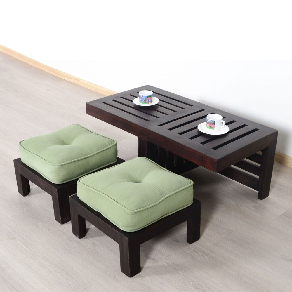 Kivaha Strip 2 Seater Coffee Table Set