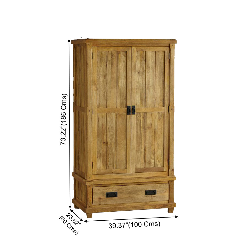 Mangue Two Door Wardrobe