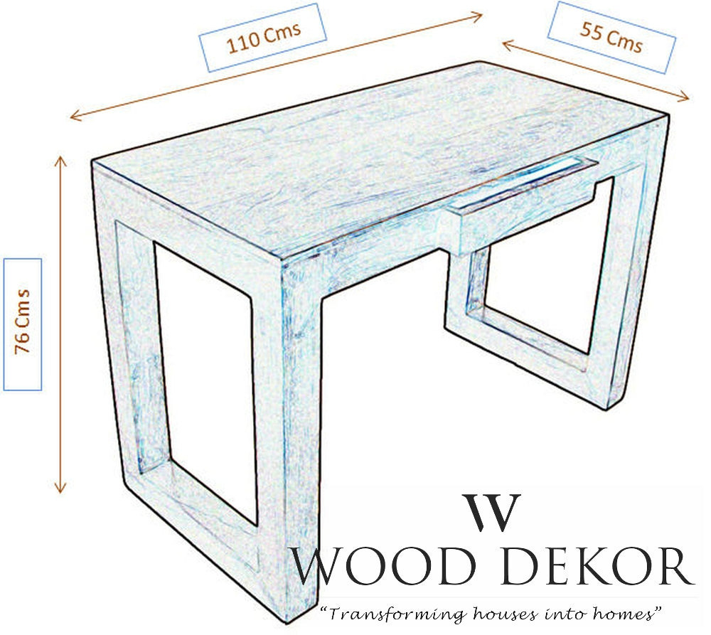 Frame-Line Geometric Study Desk