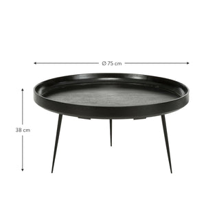 Minimalist Tray Top Side Center Table with Tapered Legs