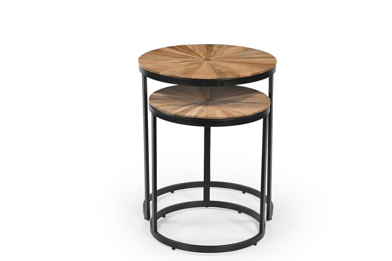 Sunburst Round Nesting Tables