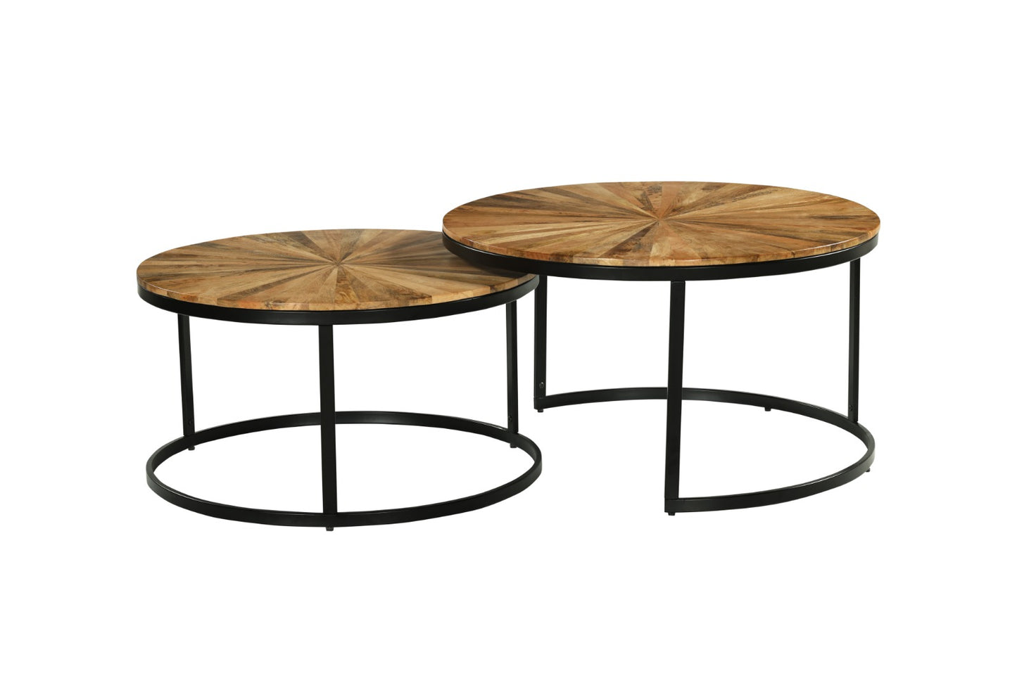 Sunburst Round Nesting Tables