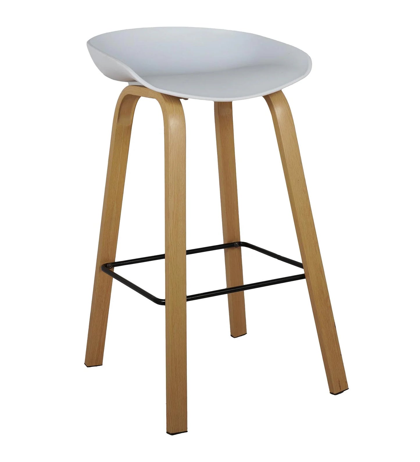 Modern Bar Stool In White Color