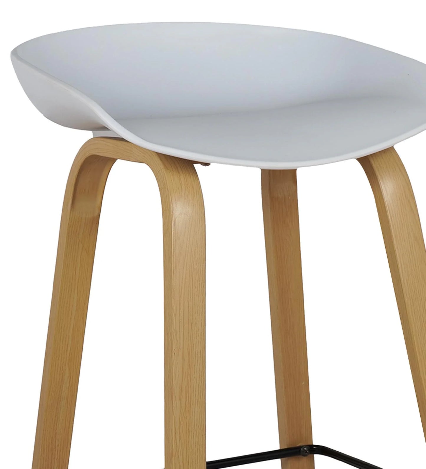 Modern Bar Stool In White Color