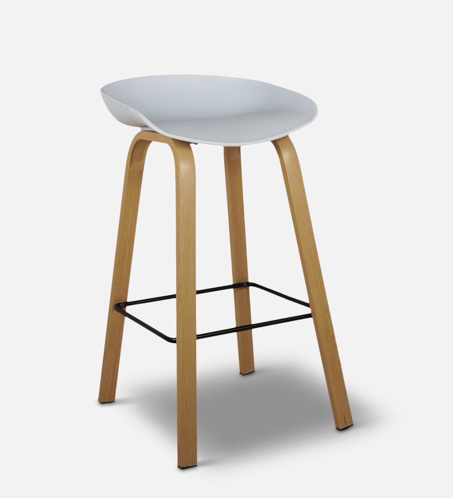 Modern Bar Stool In White Color