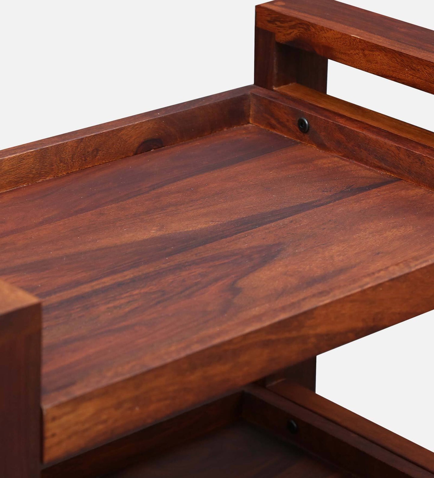 Avian Sheesham Wood Bar Cabinets in Honey Oak Finish