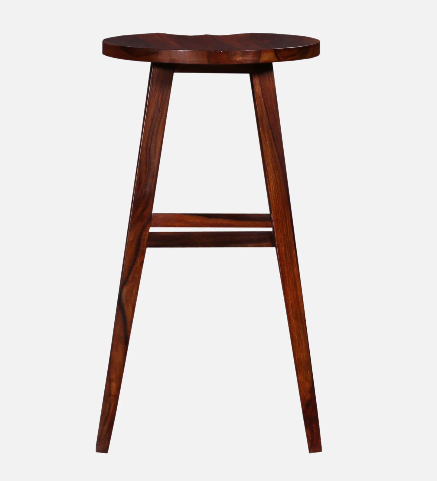 Harrington Sheesham Wood Tall Bar Stool In Honey Oak Finish