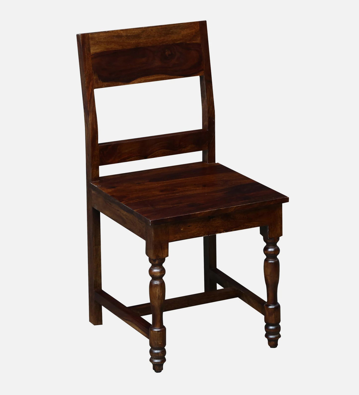 Siramika Solid Sheesham Wood 6-Seater Dining Set with Tiled Bench | Provincial Teak Finish