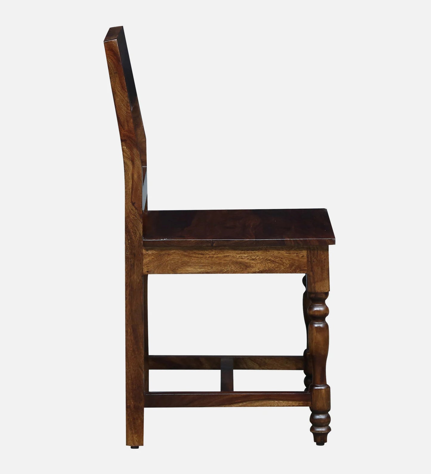 Siramika Solid Sheesham Wood 6-Seater Dining Set with Tiled Bench | Provincial Teak Finish