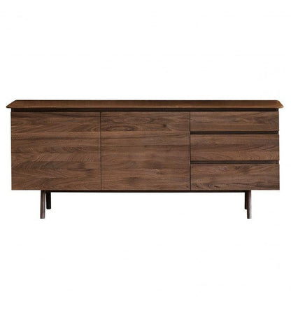 Walnut Whisper Sideboard | Handleless Design with 2 Doors & 3 Drawers