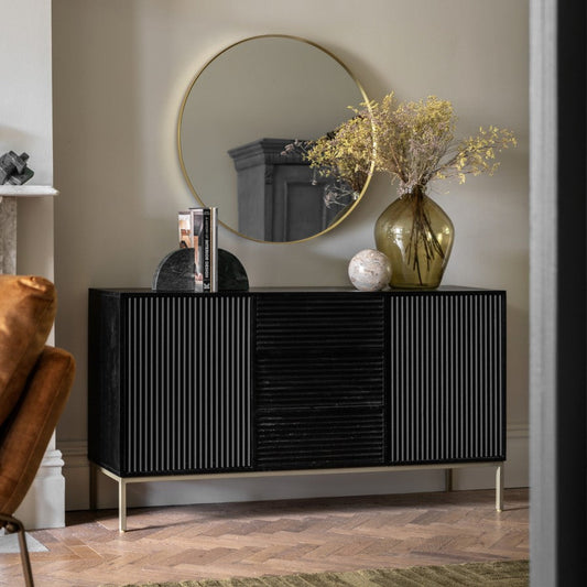 Luxora Solid Mango Wood Sideboard – Multipurpose Storage Solution