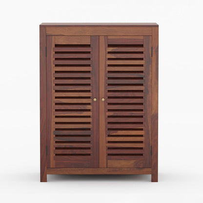 Alden Shoe Rack Of 15 Pairs In Provincial Teak Color