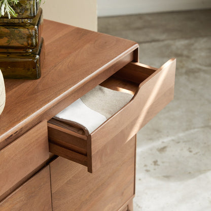 Solid Wood Storage Slideboard | Modern Buffet Table for Dining or Living Room
