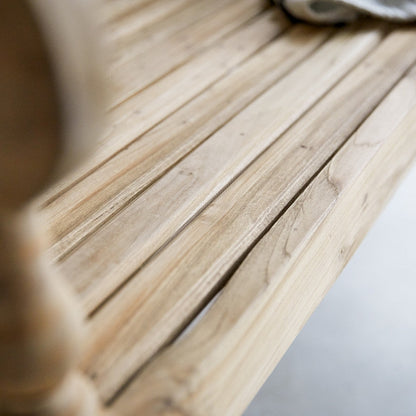Marc - Solid Acacia Wood Arm Bench