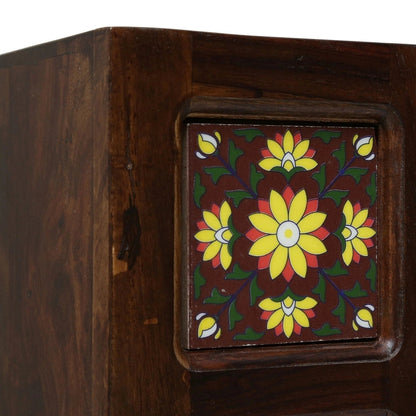 Siramika Solid Wood Book Shelf/Wall Shelf