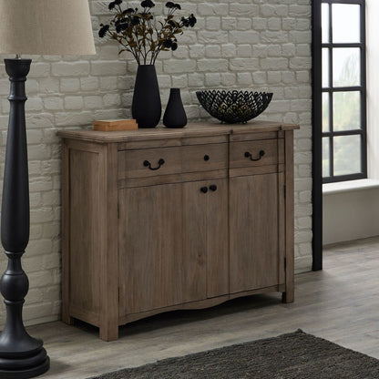 Modernista Solid Mango wood Sideboard with 2 Door & 3 Drawer