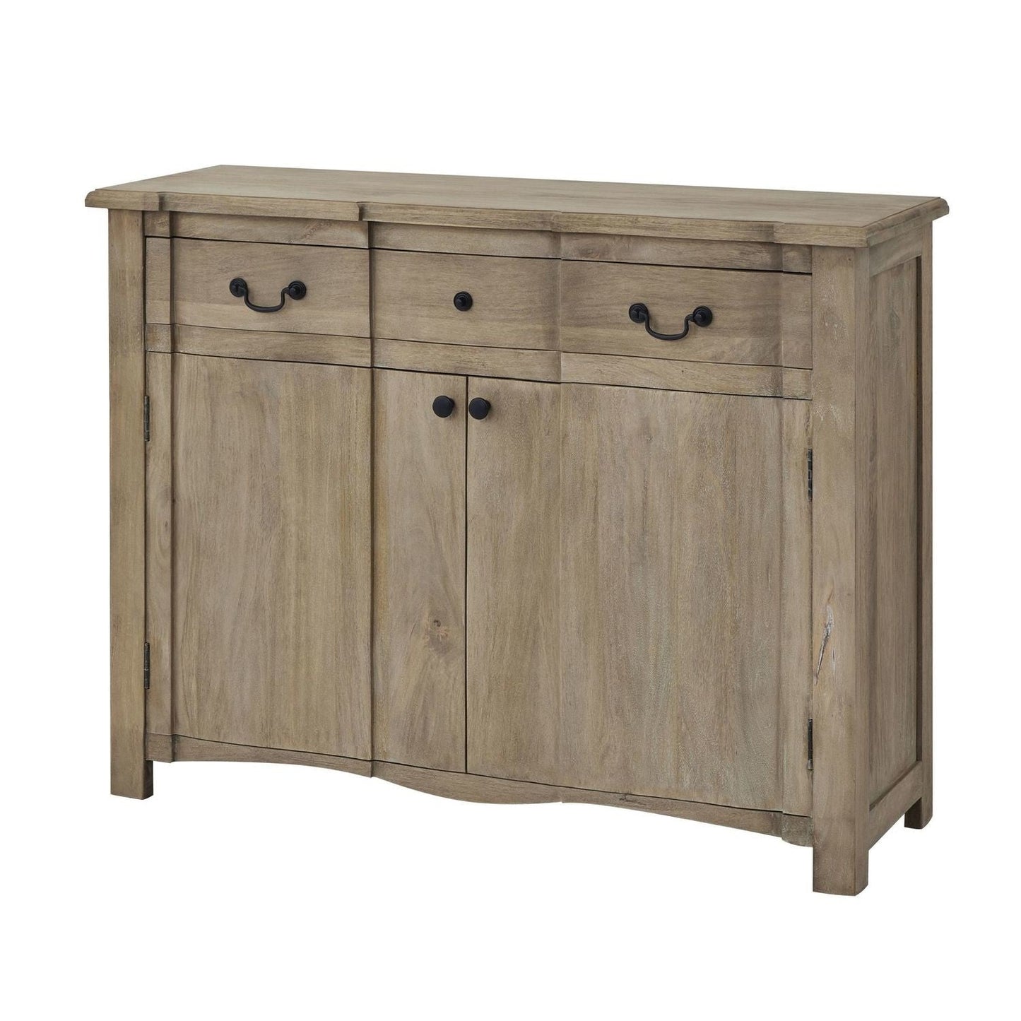Modernista Solid Mango wood Sideboard with 2 Door & 3 Drawer