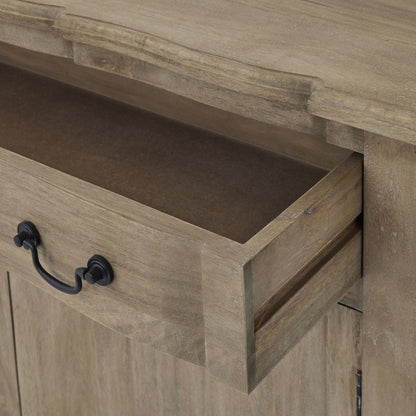 Modernista Solid Mango wood Sideboard with 2 Door & 3 Drawer