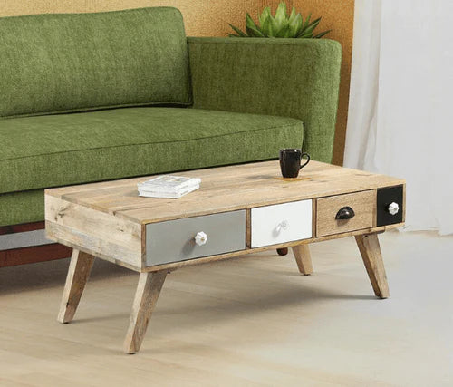 Viterbo Solid Wood Coffee Table