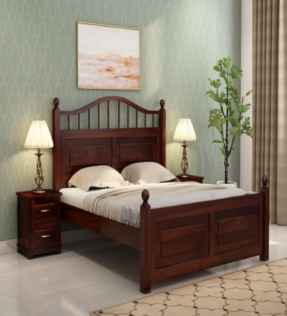 Axis Solid Wood Without Storage Bed