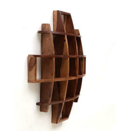 Ivy Square Wall Rack Sheesham Wood