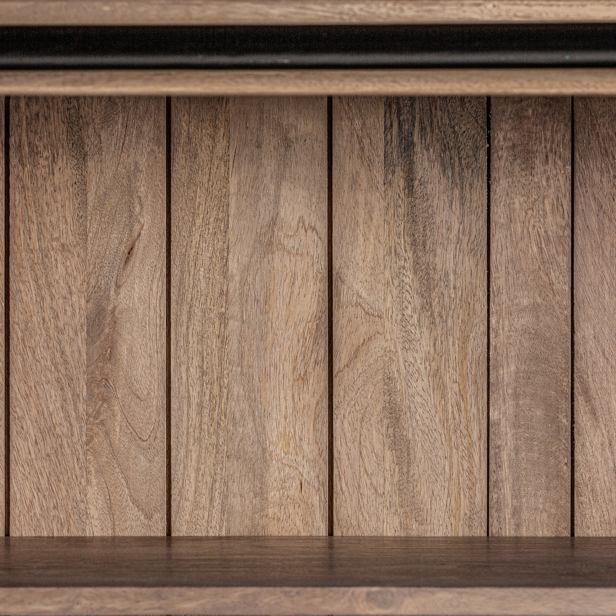 Abrax Solid Mango wood Bookshelf in Natural Finish