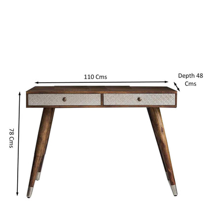 Abarca Solid Wood Study Desk